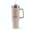 Mug isotherme Joyeux noël Maxence cerf Beige