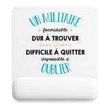 Tapis de souris ergonomique avec repose-poignet, accessoire bureau pour femme et homme, fête des pères, cadeau pas cher, idée cadeau fête des mères, secret santa, départ à la retraite, télétravail et gaming