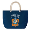 Sac de plage Bleu anse corde J'peux Pas Catch