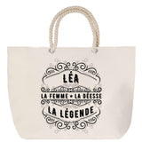 Sac Fête des Mères Mamie Famille Idée Cadeau anniversaire Noël Travail Boulot Métier Départ Retraite Collègue Femme cabas shopping plage