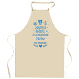 Tablier Joyeux noël à la meilleure Bébé