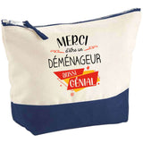 Pochette Trousse Fête des Mères Fêtes des Pères Mamie Papi Famille Idée Cadeau anniversaire Noël Travail Boulot Métier Départ Retraite Collègue Femme Homme