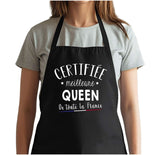 Cadeau Cuisinier cuisinière mère maman papa père mamie papi Vêtement Blouse de protection Barbecue Jardinage Tablier de Travail Tâches ménagères 