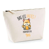 Trousse pochette de rangement maquillage Fête des Mères Mamie Famille Idée Cadeau anniversaire Noël Travail Boulot Métier Départ Retraite Collègue Femme