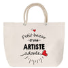 Sac Fête des Mères Mamie Famille Idée Cadeau anniversaire Noël Travail Boulot Métier Départ Retraite Collègue Femme cabas shopping plage