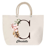 Sac Fête des Mères Mamie Famille Idée Cadeau anniversaire Noël Travail Boulot Métier Départ Retraite Collègue Femme cabas shopping plage