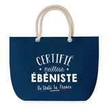 Sac de plage Bleu anse corde Certifié meilleur Ébéniste