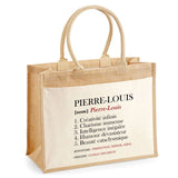 Sac Fête des Pères Papa Papi Frère Homme Famille Idée Cadeau anniversaire Noël Travail Boulot Métier Départ Retraite Collègue cabas 