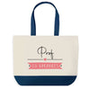 Sac de shopping bleu Prof en Vacances