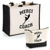 Cabas homme ou femme sac plage ou shopping tote bag pochette trousse Idée cadeau original pour anniversaire Noël travail départ retraite collègue famille fete des mères fetes des pères papa maman mamie papi
