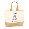 Sac Jute Fête des Mères Fêtes des Pères Mamie Papi Famille Idée Cadeau anniversaire Noël Travail Boulot Métier Départ Retraite Collègue Femme Homme