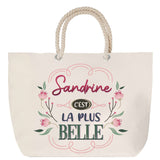 Sac Fête des Mères Mamie Famille Idée Cadeau anniversaire Noël Travail Boulot Métier Départ Retraite Collègue Femme cabas shopping plage