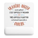 Tapis de souris ergonomique avec repose-poignet, accessoire bureau pour femme et homme, fête des pères, cadeau pas cher, idée cadeau fête des mères, secret santa, départ à la retraite, télétravail et gaming