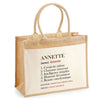 Sac Fête des Mères Mamie MAman Soeur Femme Famille Idée Cadeau anniversaire Noël Travail Boulot Métier Départ Retraite Collègue Femme cabas shopping plage