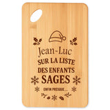 Planche à découper cadeau Noël famille amis papa maman mamie papi, idée cadeau apéro et cuisine, Secret Santa