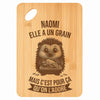 Planche bambou gravée personnalisée femme idée cadeau Fête des Mères apéro 30×20 prénom cuisine plateau fromage anniversaire noel maman mamie