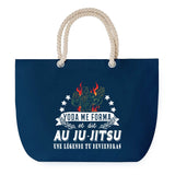 Sac de plage Bleu anse corde Ju Jitsu Légende Humour Geek