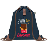 sac a dos bleu coton recycle avec pochette idee cadeau originale pour collegue ami prof ou membre de la famille cadeau mixte noel anniversaire secret santa ou depart au travail sac leger pratique et ecologique design breton moderne