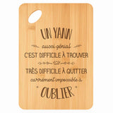 Planche bambou gravée personnalisée homme idée cadeau Fête des Pères apéro 30×20 prénom cuisine plateau fromage anniversaire noel papa papi 