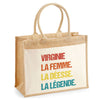 Sac Fête des Mères Mamie MAman Soeur Femme Famille Idée Cadeau anniversaire Noël Travail Boulot Métier Départ Retraite Collègue Femme cabas shopping plage