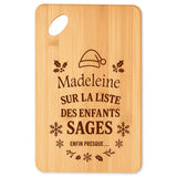 Planche à découper cadeau Noël famille amis papa maman mamie papi, idée cadeau apéro et cuisine, Secret Santa