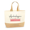 Sac Jute Fête des Mères Fêtes des Pères Mamie Papi Famille Idée Cadeau anniversaire Noël Travail Boulot Métier Départ Retraite Collègue Femme Homme