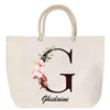 Sac Fête des Mères Mamie Famille Idée Cadeau anniversaire Noël Travail Boulot Métier Départ Retraite Collègue Femme cabas shopping plage