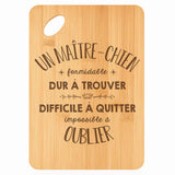 Planche bambou gravée personnalisée homme idée cadeau Fête des Pères apéro 30×20 prénom cuisine plateau fromage anniversaire noel papa papi 