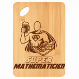 Planche bambou gravée personnalisée homme idée cadeau Fête des Pères apéro 30×20 prénom cuisine plateau fromage anniversaire noel papa papi 