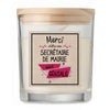 noël cadeau départ retraite travail collègue idée fête des mères boulot soeur grand-mères santa anniversaire femme fille saint valentin mamie maman bougie candle homme papa grand-père soeur frère
