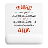 Tapis de souris ergonomique avec repose-poignet, accessoire bureau pour femme et homme, fête des pères, cadeau pas cher, idée cadeau fête des mères, secret santa, départ à la retraite, télétravail et gaming