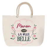 Sac Fête des Mères Mamie Famille Idée Cadeau anniversaire Noël Travail Boulot Métier Départ Retraite Collègue Femme cabas shopping plage