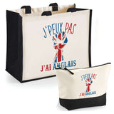 Cabas homme ou femme sac plage ou shopping tote bag pochette trousse Idée cadeau original pour anniversaire Noël travail départ retraite collègue famille fete des mères fetes des pères papa maman mamie papi
