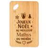 Planche à découper cadeau Noël famille amis papa maman mamie papi, idée cadeau apéro et cuisine, Secret Santa