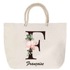 Sac Fête des Mères Mamie Famille Idée Cadeau anniversaire Noël Travail Boulot Métier Départ Retraite Collègue Femme cabas shopping plage