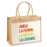 Sac Fête des Mères Mamie MAman Soeur Femme Famille Idée Cadeau anniversaire Noël Travail Boulot Métier Départ Retraite Collègue Femme cabas shopping plage