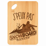 Planche bambou gravée personnalisée femme homme idée cadeau Fête des Mères Fête des Pères apéro papa maman prénom cuisine plateau fromage