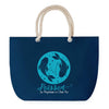 Sac de plage Bleu anse corde Poisson Signe Zodiaque