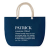 Sac de plage Bleu anse corde Patrick Définition Homme