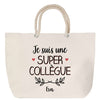 Sac Fête des Mères Mamie Famille Idée Cadeau anniversaire Noël Travail Boulot Métier Départ Retraite Collègue Femme cabas shopping plage