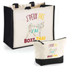 Cabas homme ou femme sac plage ou shopping tote bag pochette trousse Idée cadeau original pour anniversaire Noël travail départ retraite collègue famille fete des mères fetes des pères papa maman mamie papi