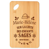 Planche à découper cadeau Noël famille amis papa maman mamie papi, idée cadeau apéro et cuisine, Secret Santa