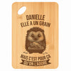 Planche bambou gravée personnalisée femme idée cadeau Fête des Mères apéro 30×20 prénom cuisine plateau fromage anniversaire noel maman mamie