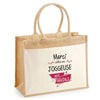 Sac Fête des Mères Mamie MAman Soeur Femme Famille Idée Cadeau anniversaire Noël Travail Boulot Métier Départ Retraite Collègue Femme cabas shopping plage