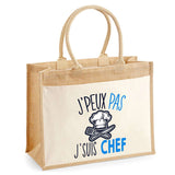 Sac Fête des Mères Mamie Famille Idée Cadeau anniversaire Noël Travail Boulot Métier Départ Retraite Collègue Femme cabas shopping plage Homme Papa Papi Pères Frère