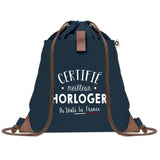 Sac à dos Bleu avec pochette Certifié meilleur Horloger