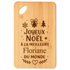 Planche à découper cadeau Noël famille amis papa maman mamie papi, idée cadeau apéro et cuisine, Secret Santa