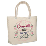 Sac Fête des Mères Mamie Famille Idée Cadeau anniversaire Noël Travail Boulot Métier Départ Retraite Collègue Femme cabas shopping plage
