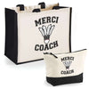 Cabas homme ou femme sac plage ou shopping tote bag pochette trousse Idée cadeau original pour anniversaire Noël travail départ retraite collègue famille fete des mères fetes des pères papa maman mamie papi