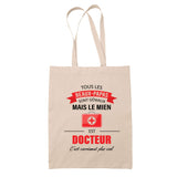 Sac Tote Bag Fête des Mères Fêtes des Pères Mamie Papi Famille Idée Cadeau anniversaire Noël Travail Boulot Métier Départ Retraite Collègue Femme Homme